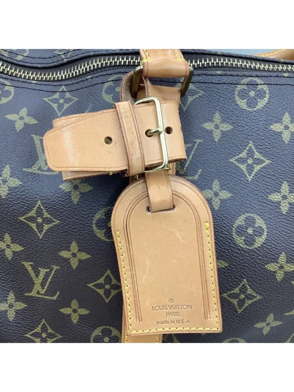 Louis Vuitton Monogram Keepall Bandouliere 45 Boston Bag